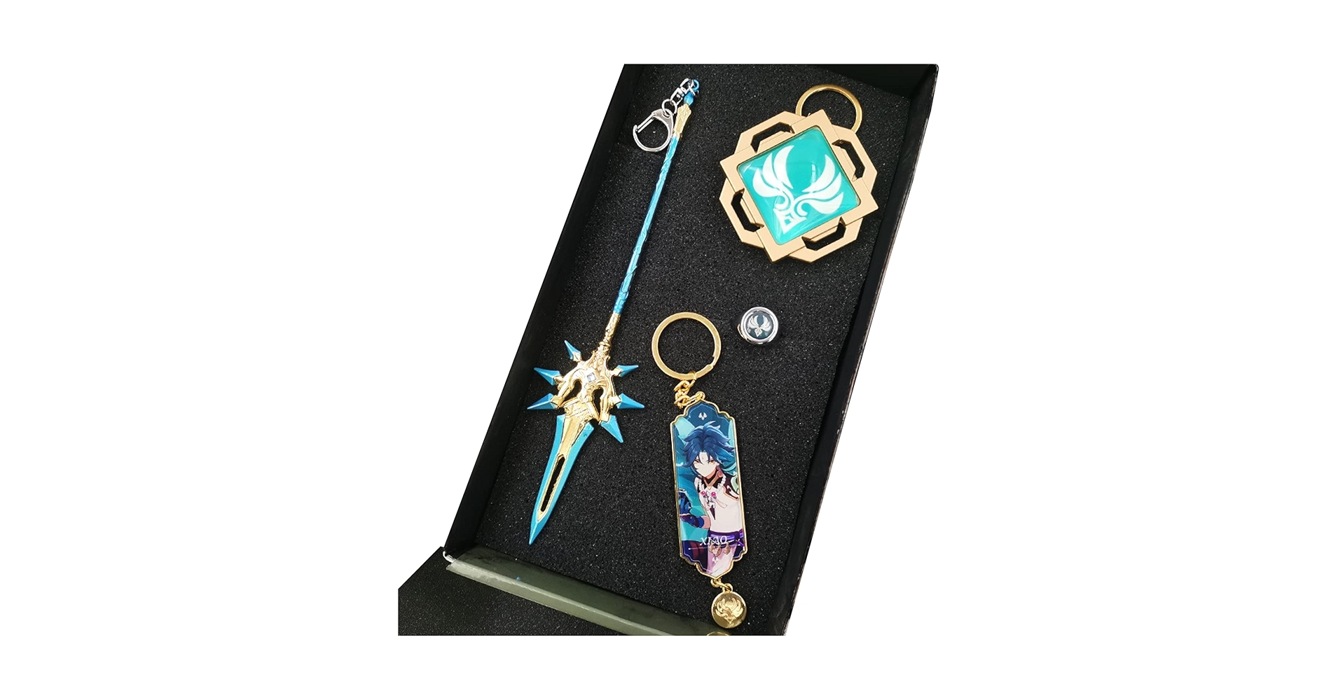 Amazon.co.jp: 原神 キーホルダー 神の目 ギフトボックスセット